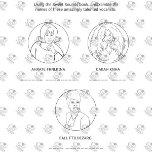 Sweet sounds coloring activity book version â pointer publishing