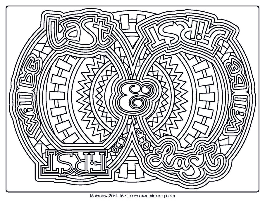Bible story coloring pages fall â illustrated ministry