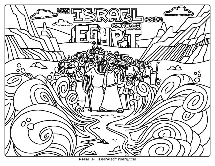 Bible story coloring pages fall â illustrated ministry