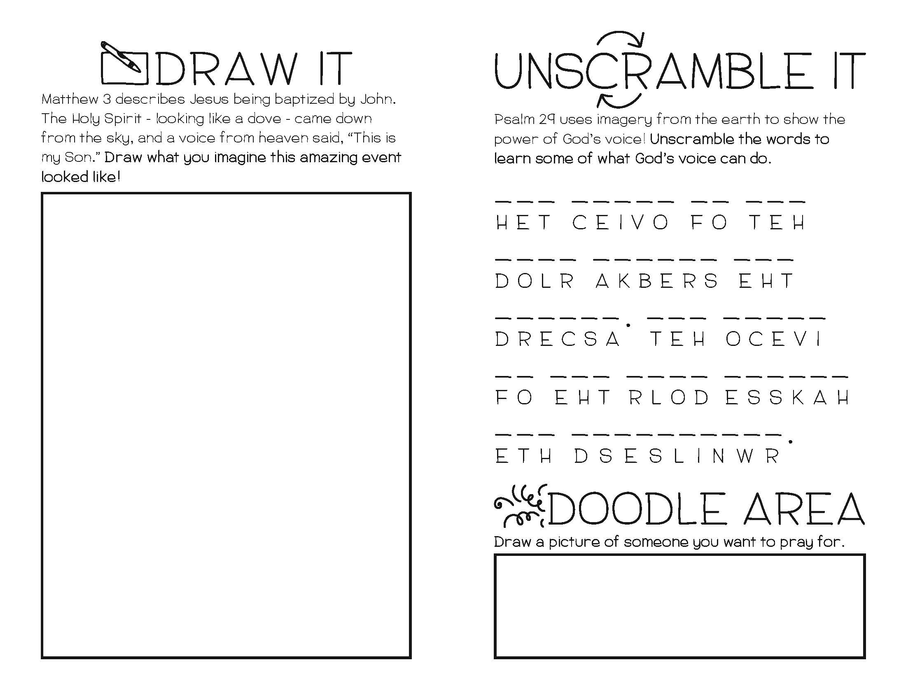 Illustrated worship resources winter