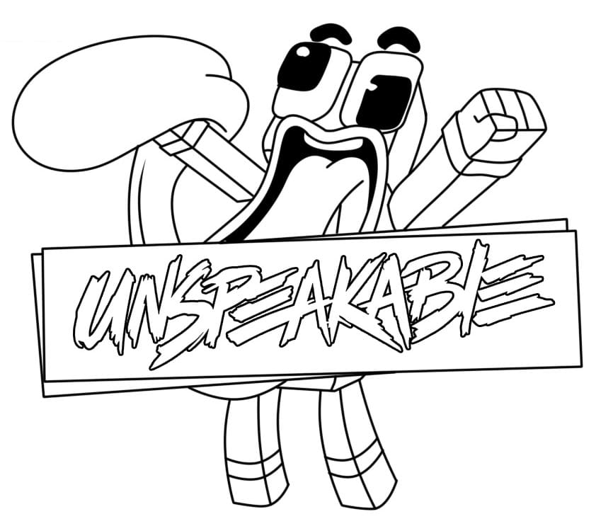 Unspeakable coloring pages