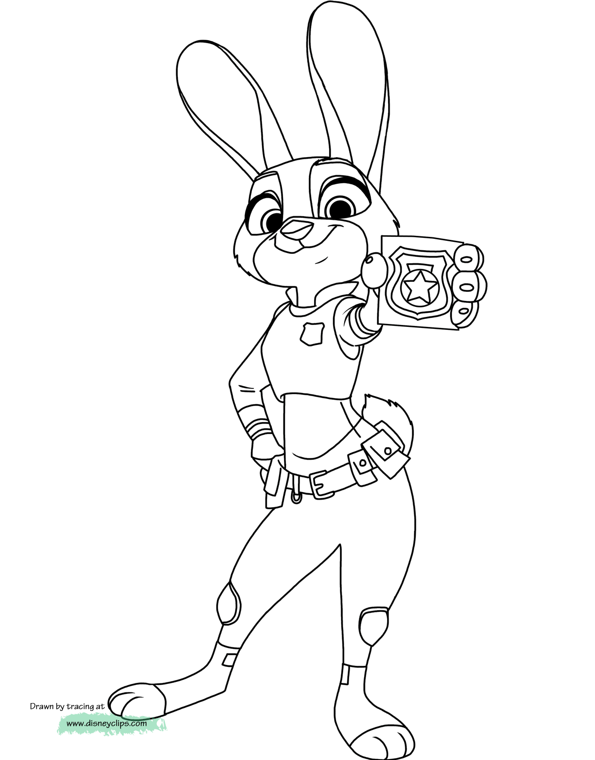 Disneys zootopia coloring pages