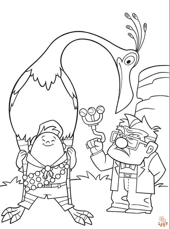 Printable up coloring pages free for kids and adults