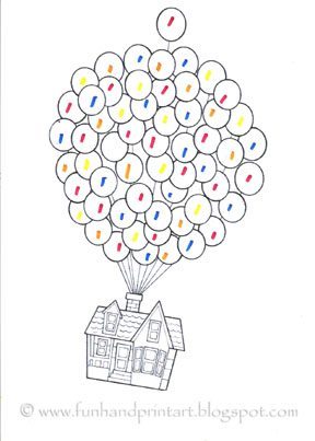 Disney pixars up thumbprint crafts
