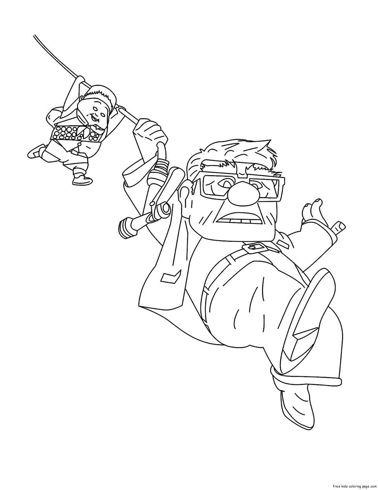 Up coloring pages