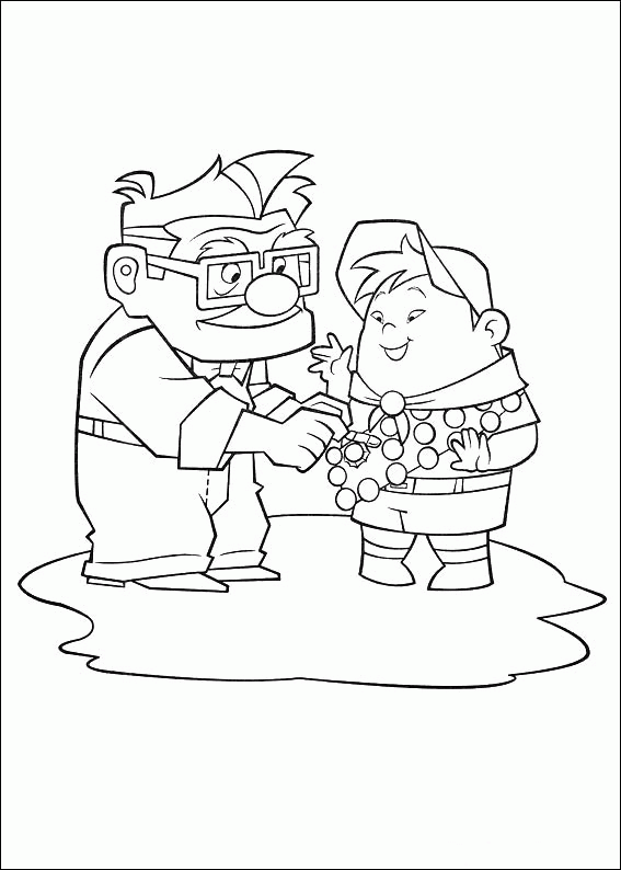 Up coloring pages