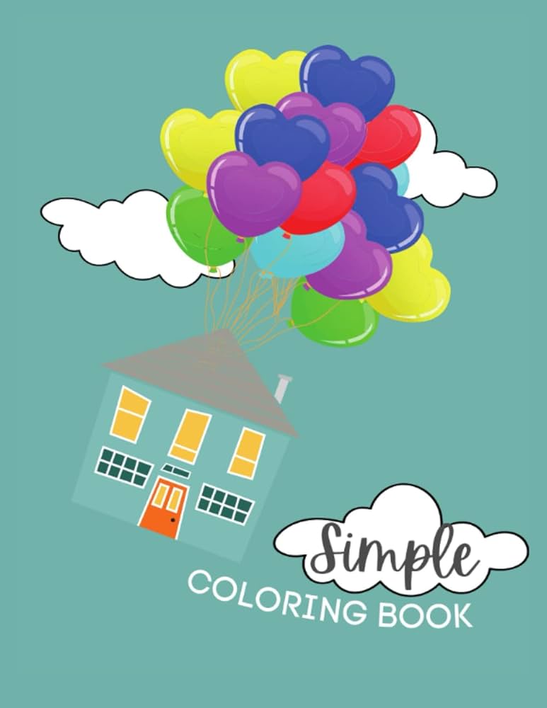 Large print coloring books for dementia patients relaxing gift idea with simple easy images perfect for beginnersseniorsalzheimers patients h kristin books