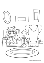 Up coloring pages