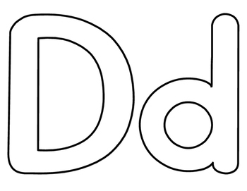 Full page alphabet coloring sheets upper case and lower case together
