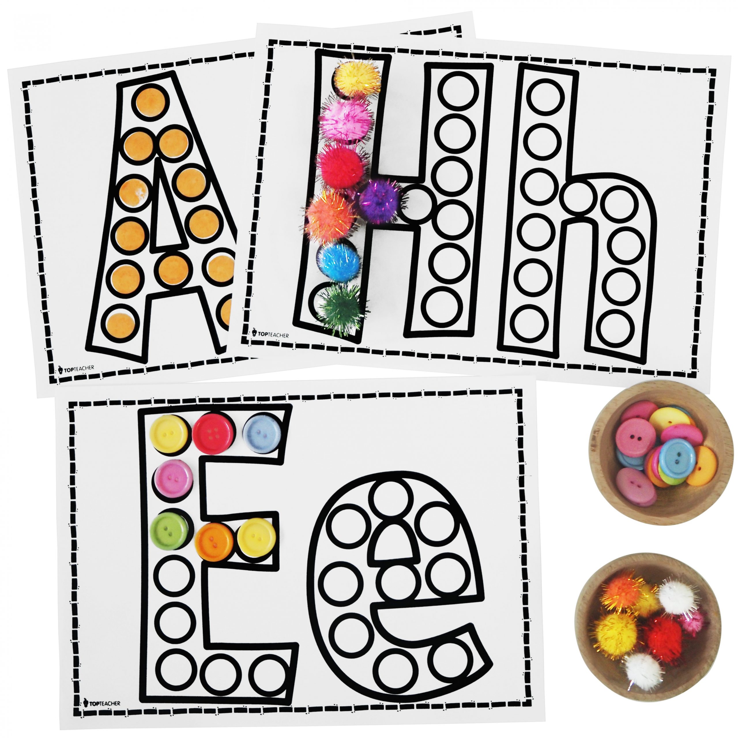 Alphabet mats upper lowercase