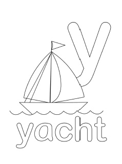 Alphabet coloring pages