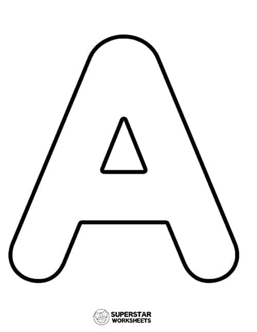 Printable alphabet uppercase letters