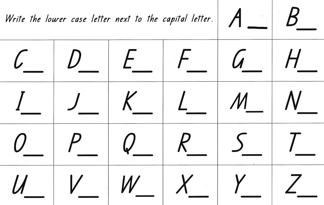Alphabet and count to tests