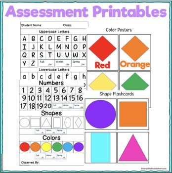 Assessment printables early childhood education student data binders data binders childhood education