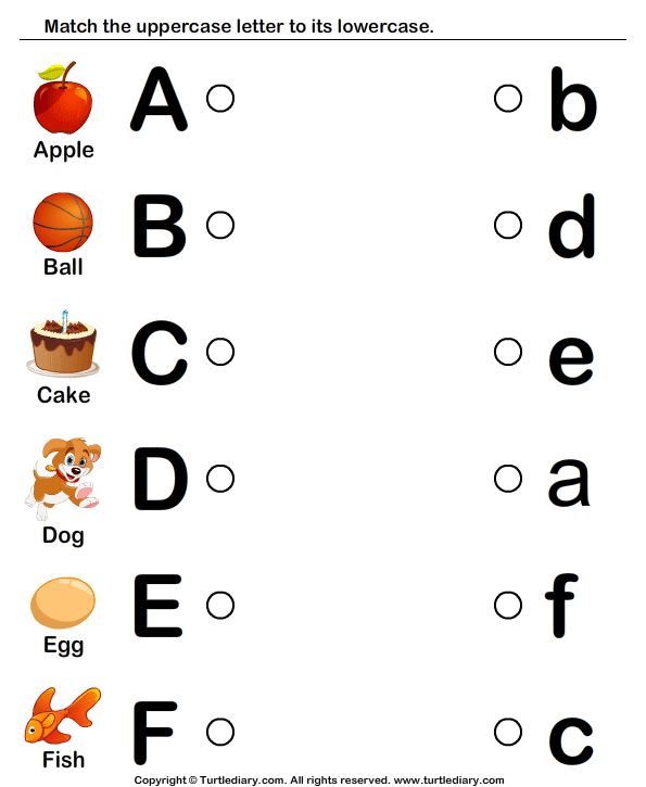 Match upper case and lower case letters worksheet alphabet worksheets kindergarten abc worksheets alphabet worksheets preschool