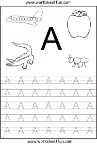 Letter tracing worksheets for kindergarten â capital letters â alphabet tracing â worksheets free printable worksheets â