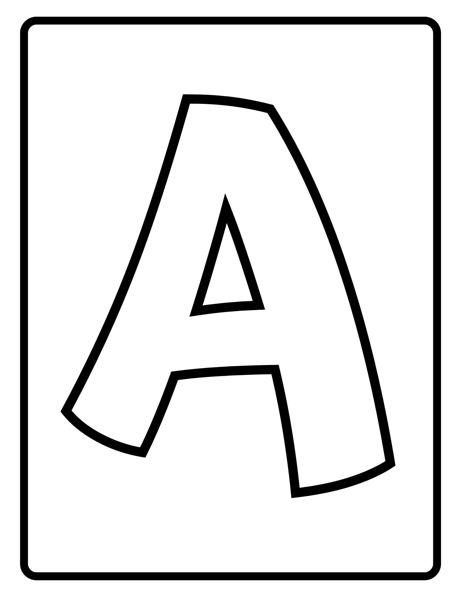Uppercase alphabet letters abc alphabet coloring pages for kids and toddlers pdf printable pages