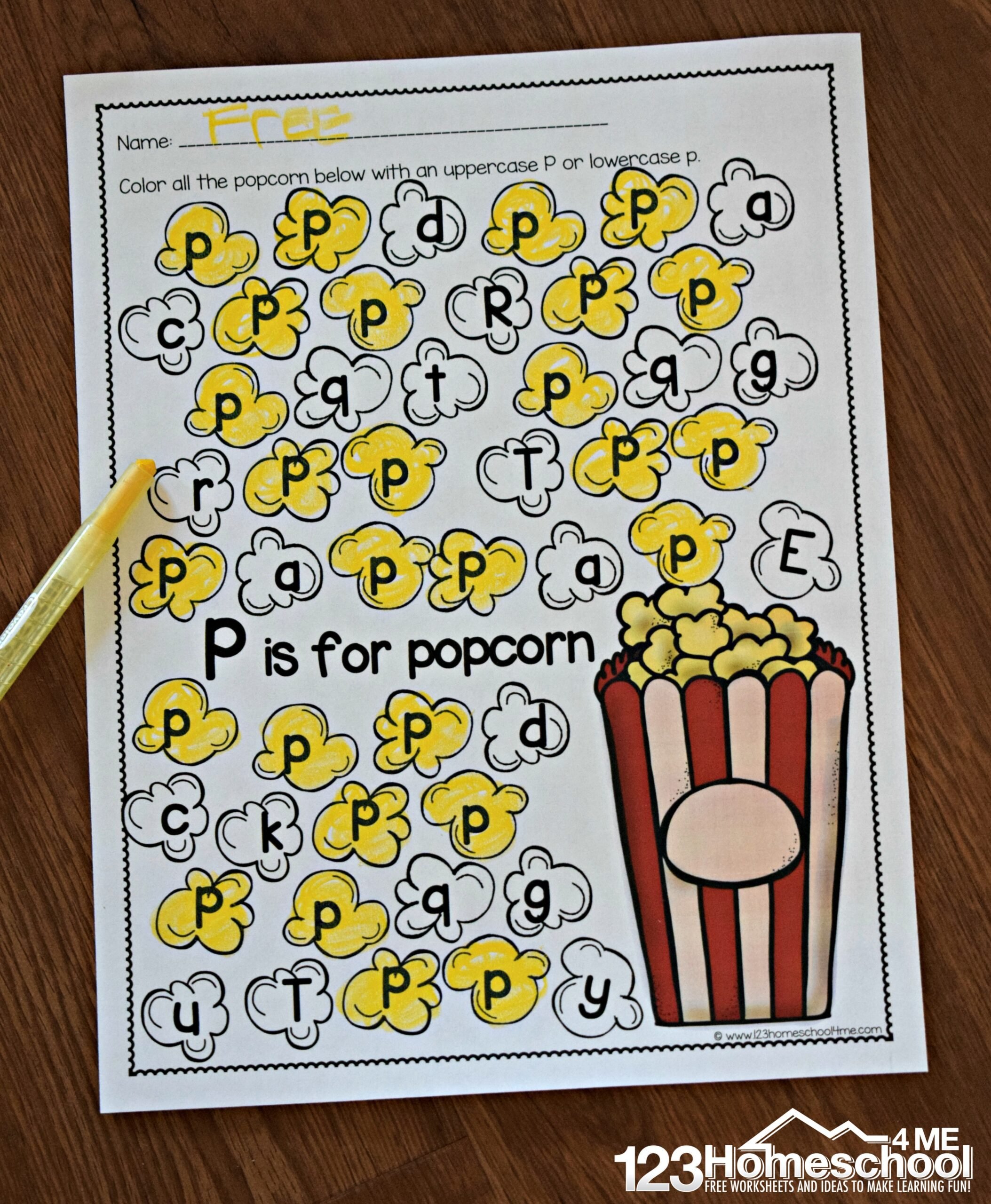 Free printable a