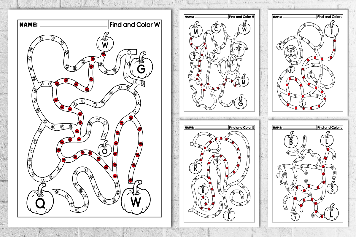 Uppercase alphabet maze worksheets a