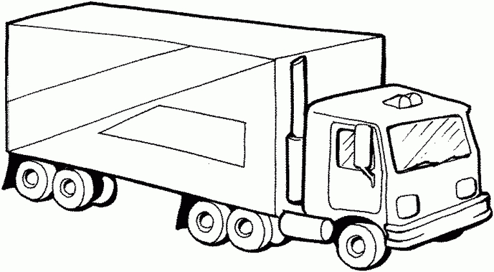 Get this truck coloring pages kids printable