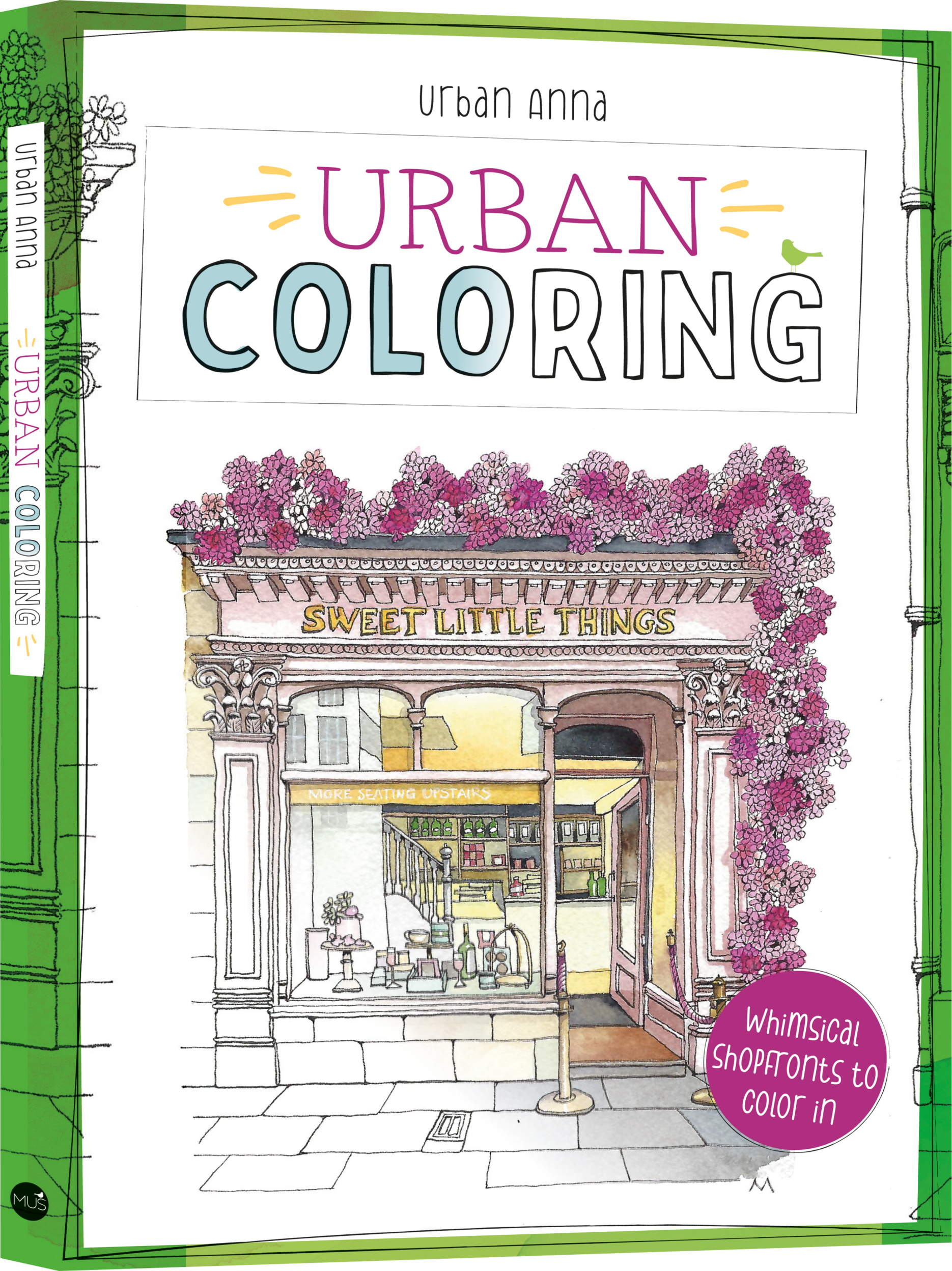The urban coloring book â urban anna studio