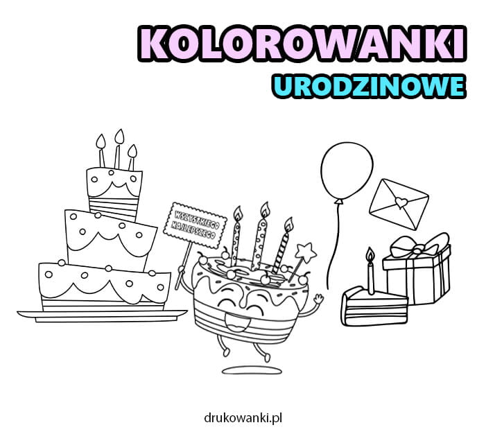 Kolorowanki urodzinowe