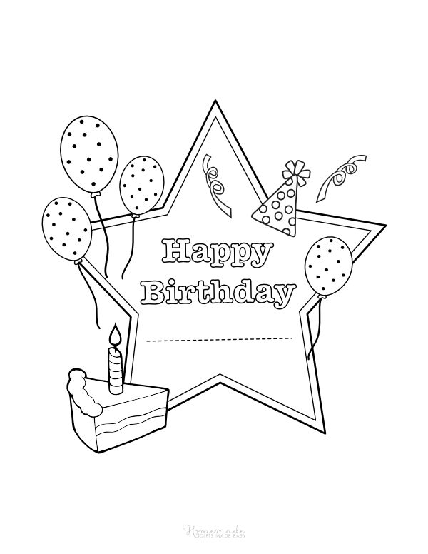 Free happy birthday coloring pages for kids happy birthday coloring pages birthday coloring pages happy birthday printable