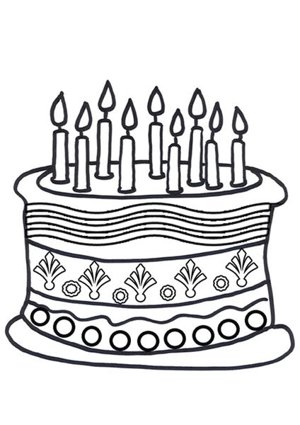 Kolorowanki urodzinowe birthday coloring pages happy birthday coloring pages coloring pages for kids