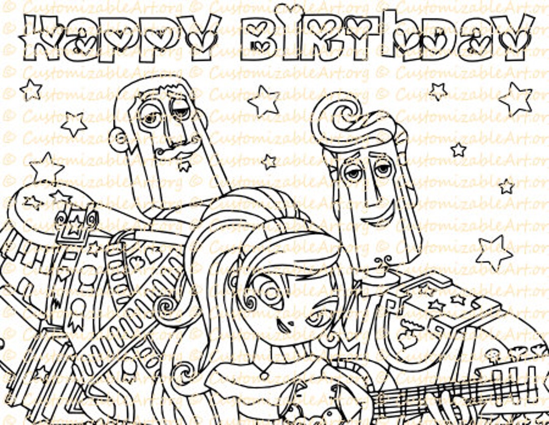 Book of life party favors printable the book of life coloring page colouing sheet birthday party idea theme mexican festival day of the dead