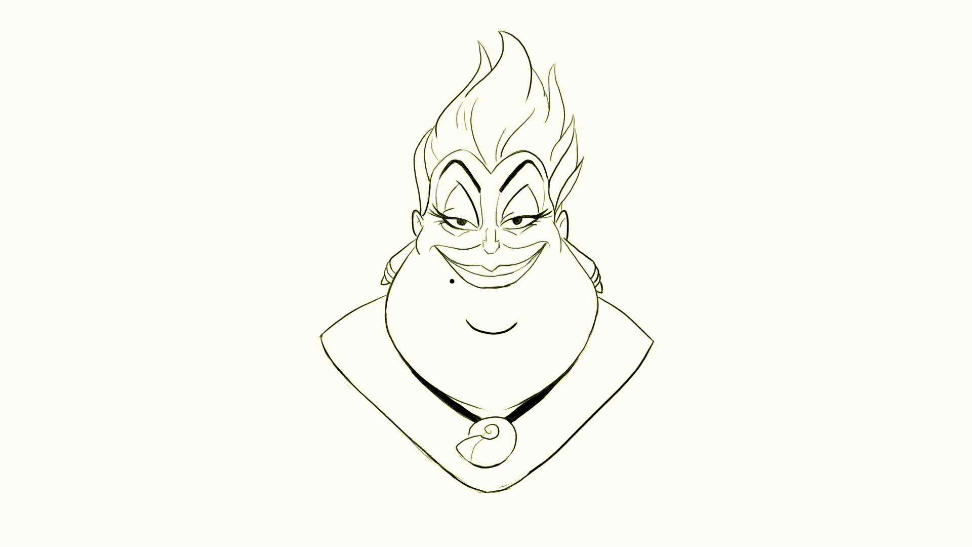 Ursula character turnaround by alyxillustrates on