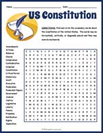 Us government and civics puzzle worksheet activities