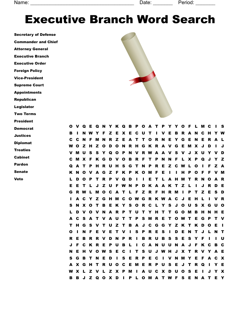 Government word search