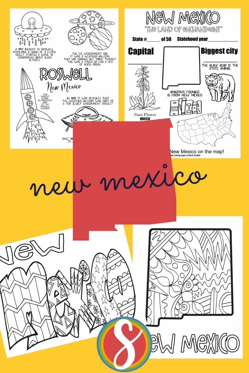 United states coloring pages â stevie doodles