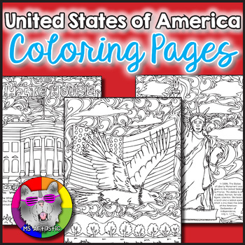 United states coloring pages zen doodle american coloring sheets