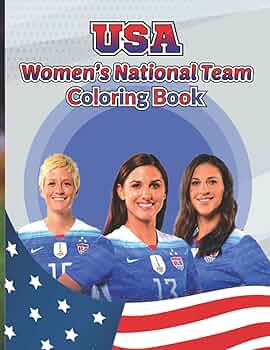 Usa womens national soccer team coloring book savage d c saha saikat books