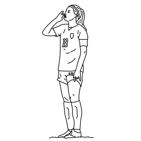 Talisman co stay home fc soccer coloring pages