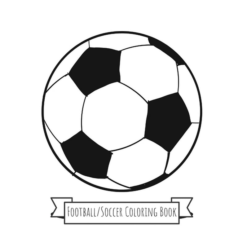 Footballsoccer coloring book footballsoccer gifts for kids boys or adult relaxation