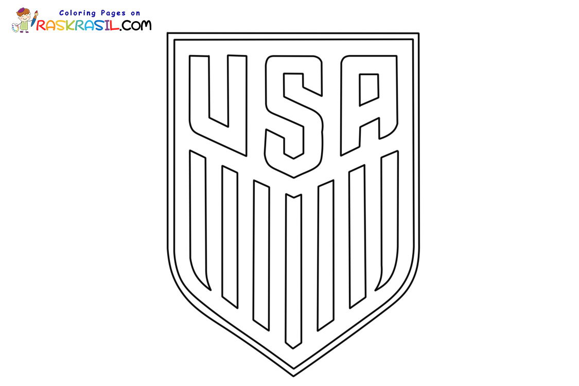 Usa soccer coloring pages