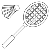 Badminton coloring pages free coloring pages