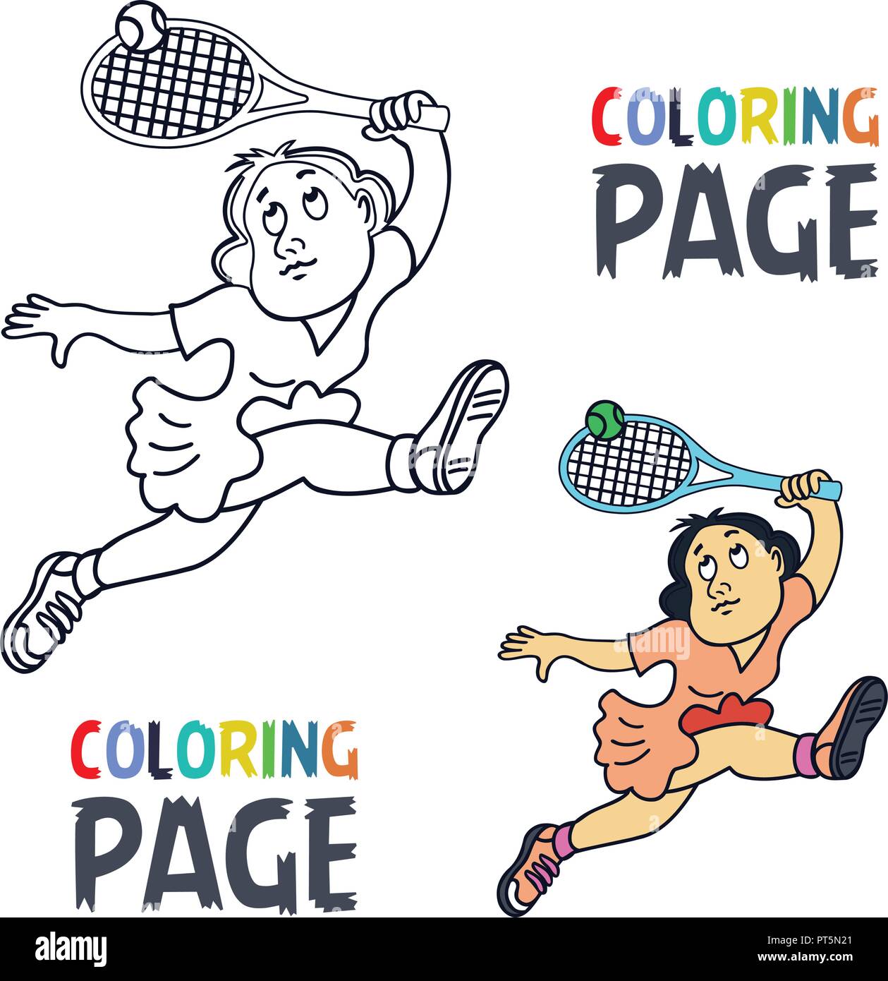 Coloring page slide hi