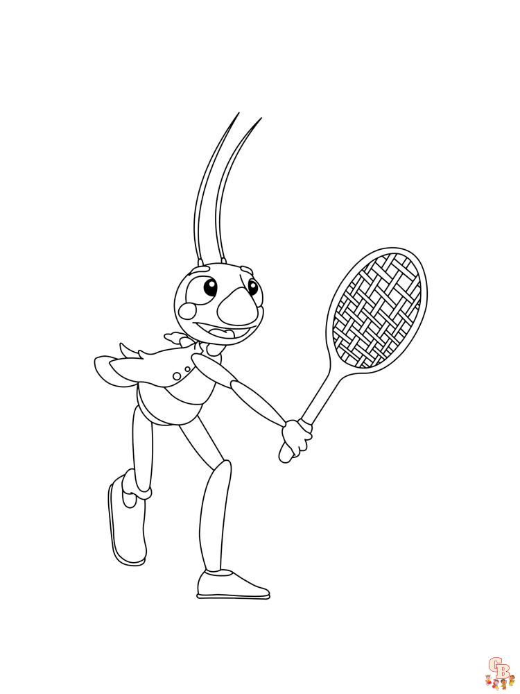 The top badminton coloring pages for kids