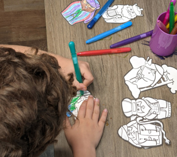 Sukkot craft and coloring pages sukkos ushpizin puppets for kids
