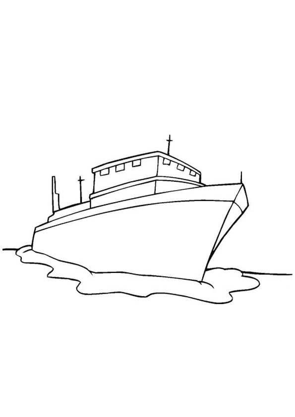 Coloring pages printable cargo ships coloring pages