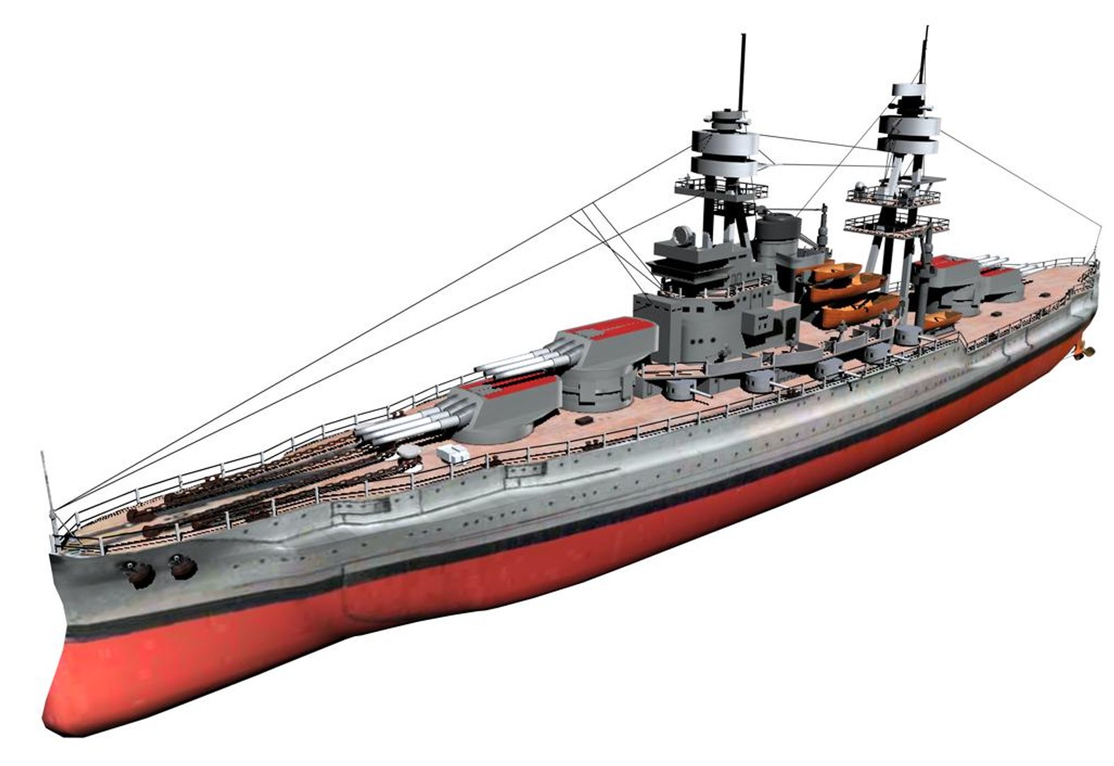 D model uss arizona