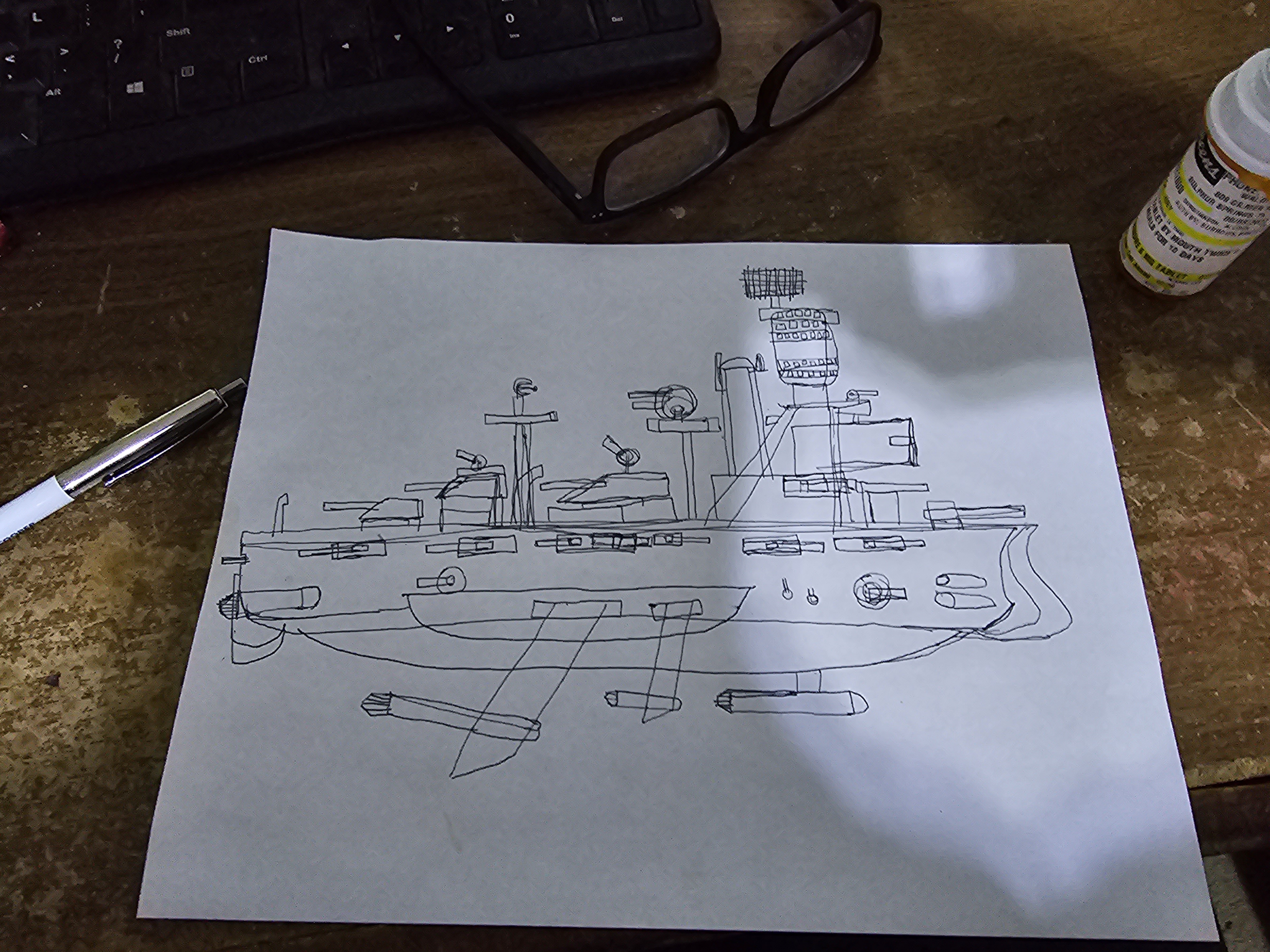 Cis legionary class battleship drawing by sigmathegalvantula on
