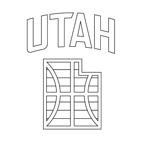 Coloring pagesactivities â utah jazz youth