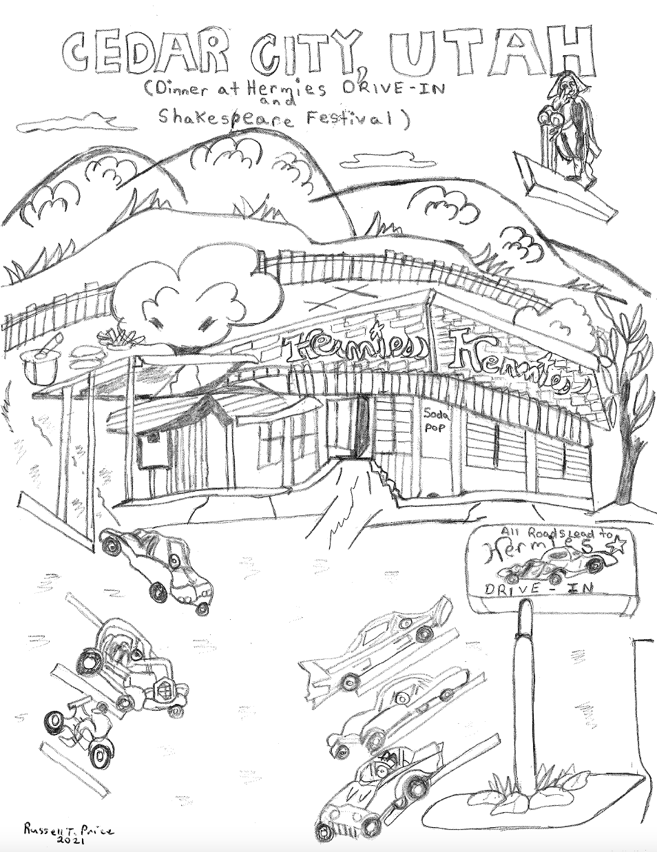 Utah coloring book russ