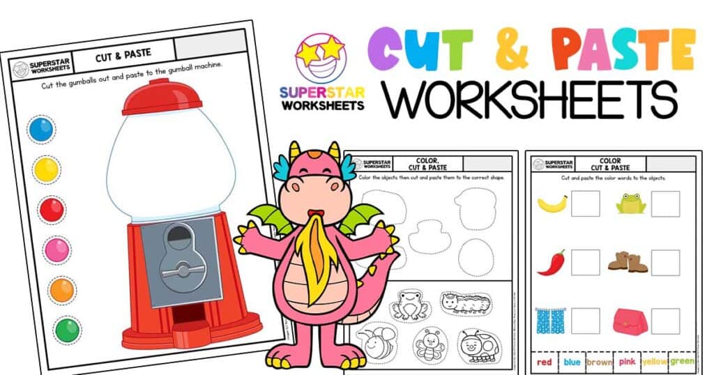Cut and paste worksheets