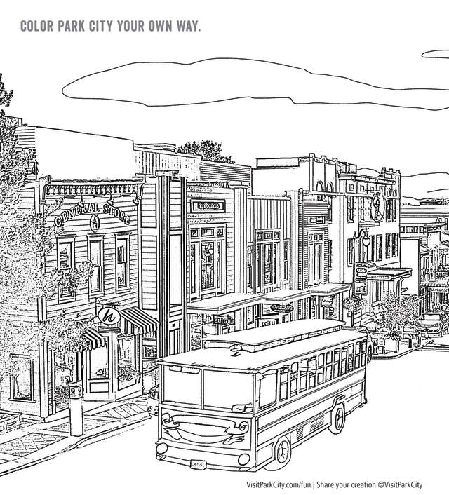 Coloring activity pages