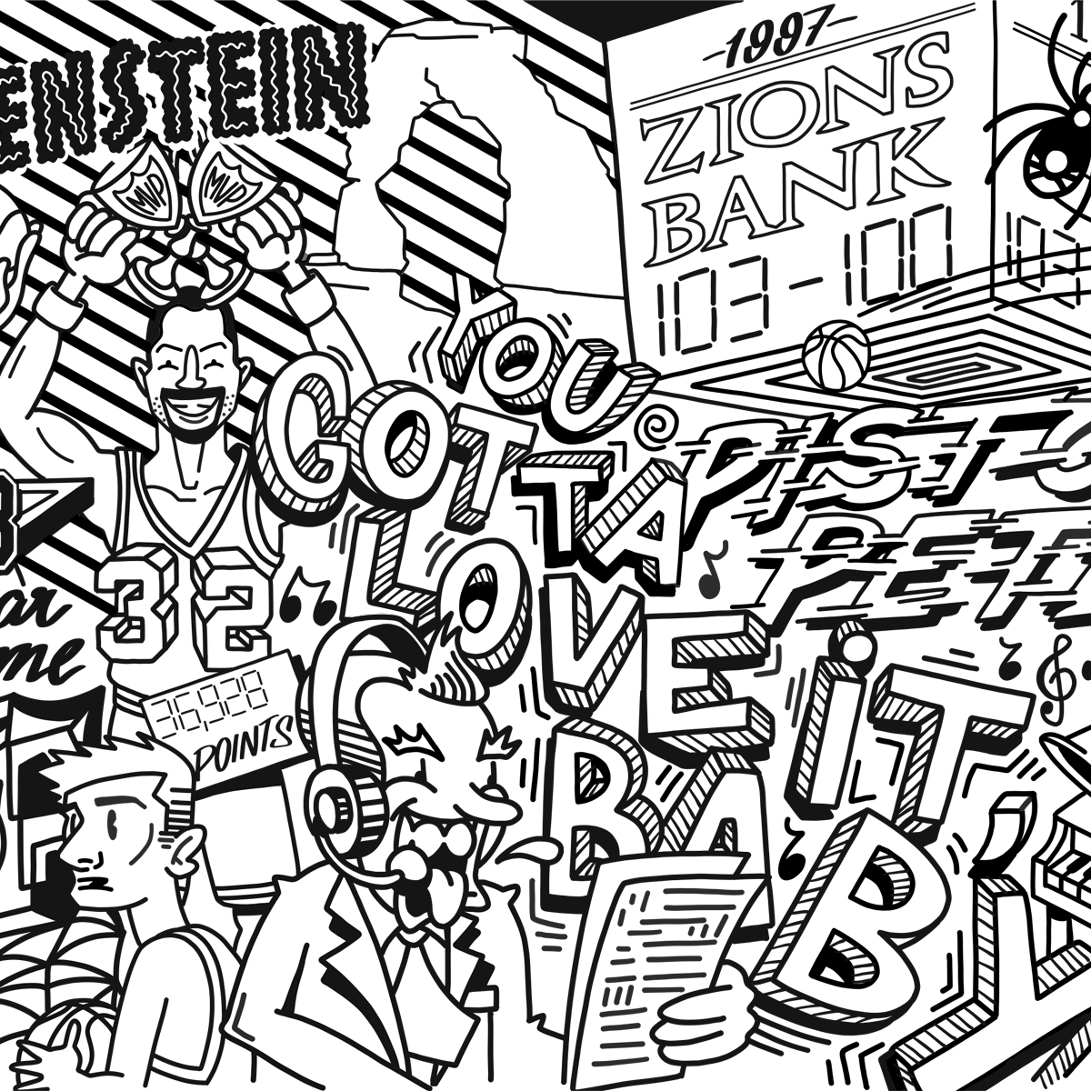 Utah jazz on x stay busy with our utah jazz coloring pages ð print them off or doodle on your phone ð ðððð httpstcopusofjrr httpstcosxbciom x